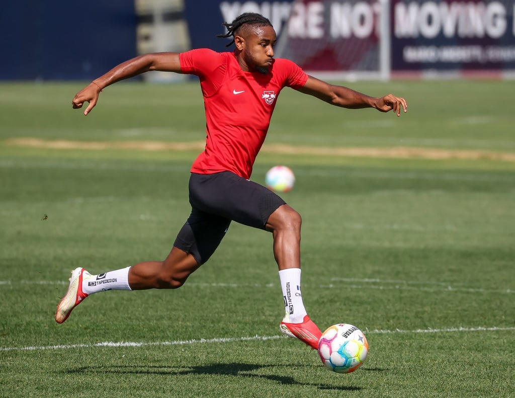 Christopher Nkunku am Ball.
