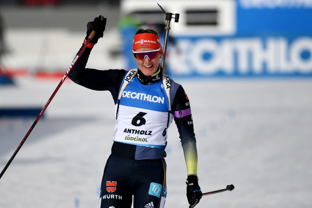 Biathletin Denise Herrmann-Wick siegte in Antholz.