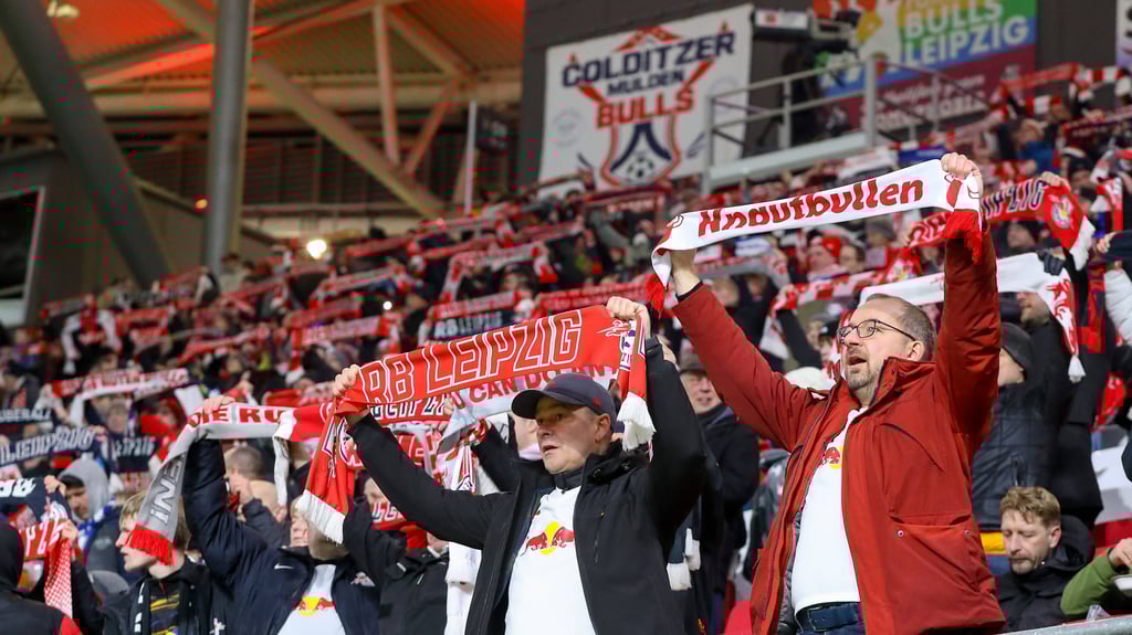 RB-Fans im Pokal gegen Hoffenheim.