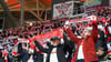 RB-Fans im Pokal gegen Hoffenheim.