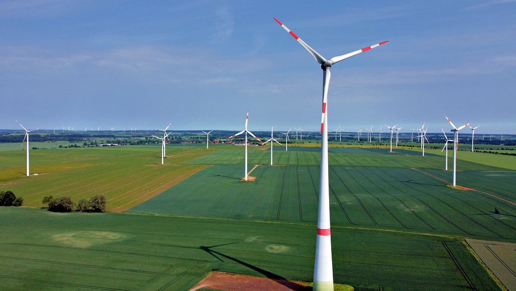 Wie hier in Ovelgünne bei Eilsleben sind in der gesamten Börde aktuell 424 Windräder in Betrieb. Nach und nach sollen die alten Anlagen durch weniger, dafür aber bis zu 250 Meter hohe Windräder ersetzt werden.