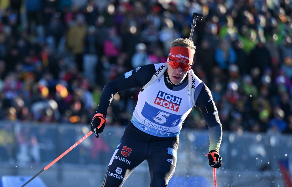 Roman Rees aus Deutschland auf der Strecke.