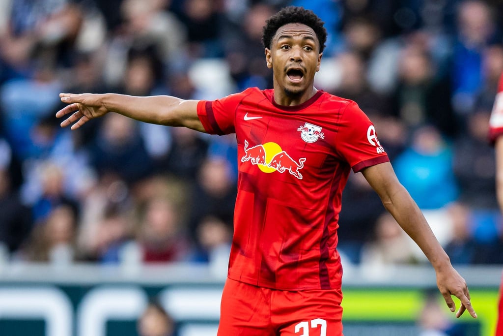 Leipzigs Abdou Diallo gestikuliert.