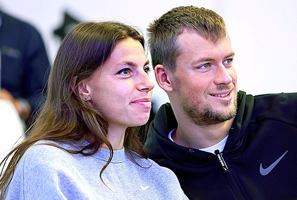 Waren viele Monate getrennt: Maryna Bech-Romantschuk und ihr Mann Michailo.