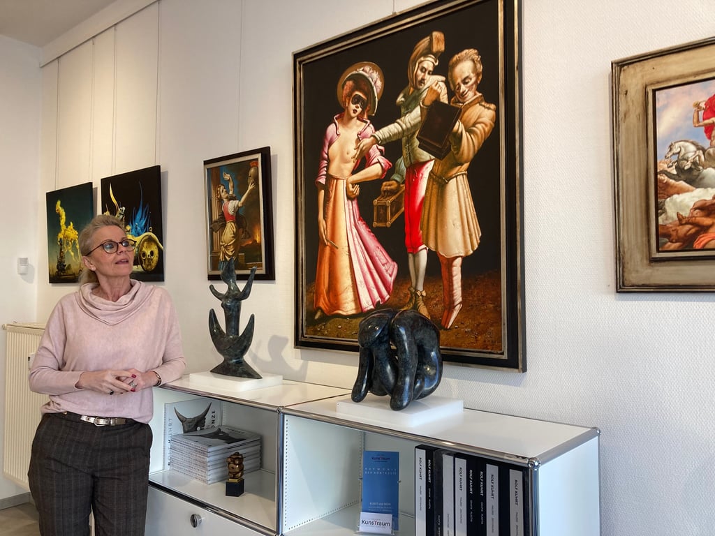 Kathrin Hartung hat im September 2022 die neue Galerie in Burg bei Magdeburg eröffnet.