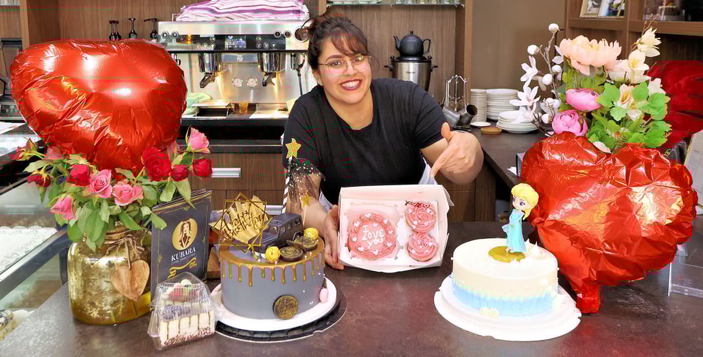 Kubara Suleiman war "Allererste Sahne"- Gewinnerin bei Vox und hat inzwischen ein Café im Magdeburger City Carré. Zum Valentinstag hat sie spezielle Kreationen im Progamm.