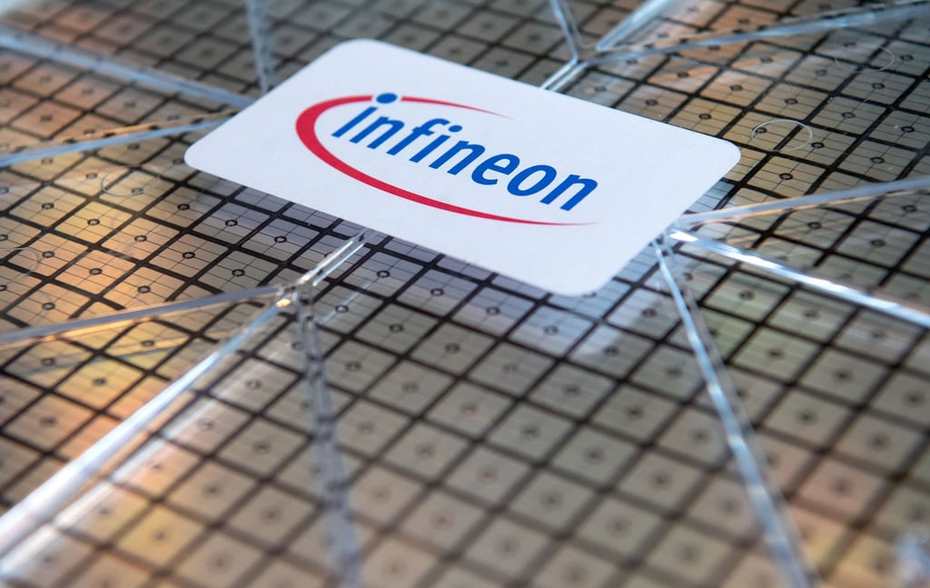 Ein Wafer von Infineon.