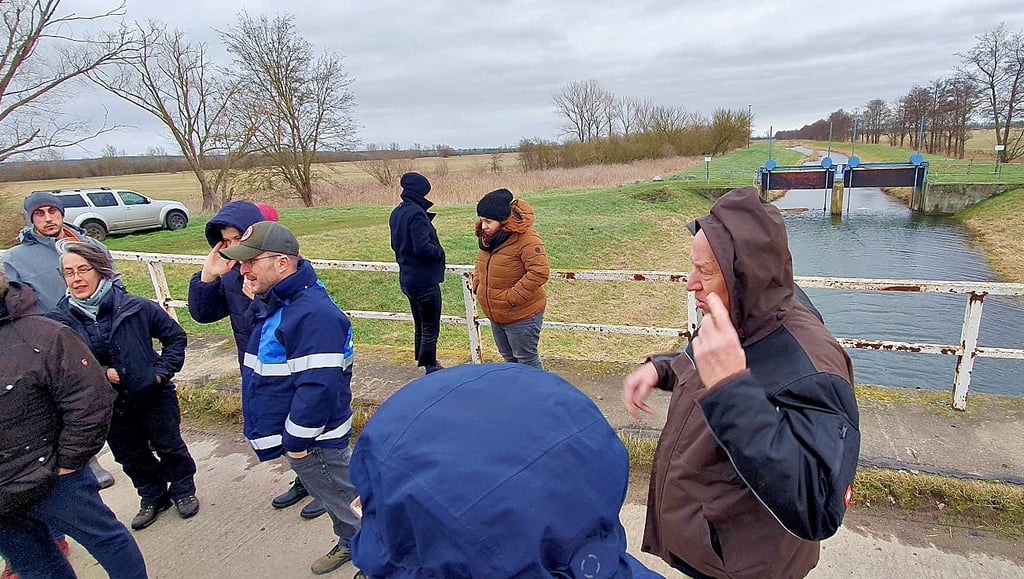 Die Teilnehmer der Fachtagung besuchten das Große Bruch bei Wulferstedt.