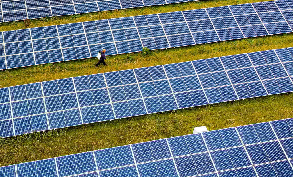 Photovoltaik-Anlagen wie diese dürfen in der Einheitsgemeinde Osterburg maximal 25 Hektar groß sein.