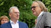 Im Vertrauen: Ministerpräsident Reiner Haseloff (links) und Harald Meller, künftiger Gartenreich-Chef auf Zeit