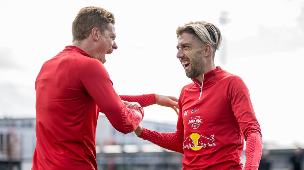 Steigern den Altersdurchschnitt bei RB: Marcel Halstenberg (l.) und Kevin Kampl.