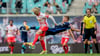Bald Teamkollegen? RB-Spielmacher Emil Forsberg (M) und Hertha-Verteidiger Marton Dardai