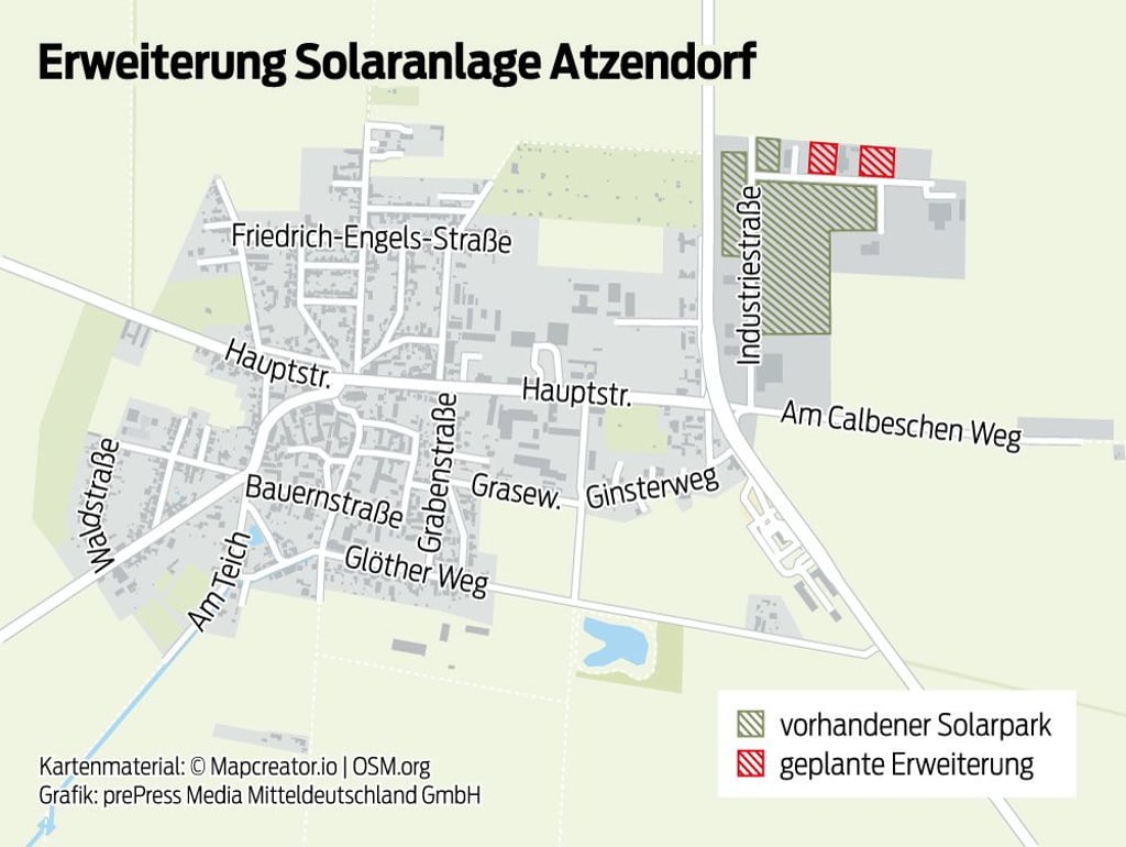 Erneuerbare Energien Neue Solaranlagen in Atzendorf?