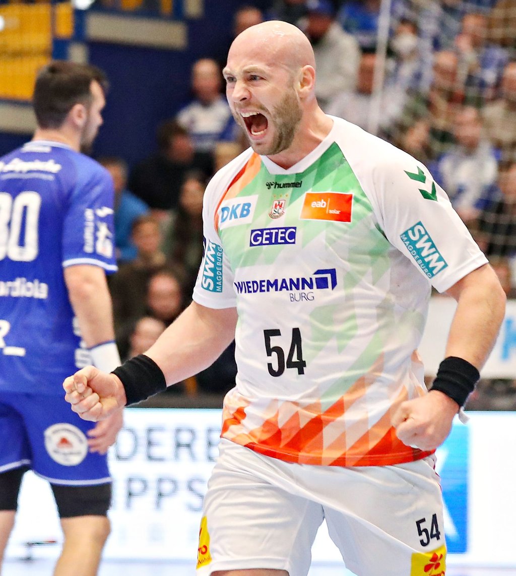 Beim Bundesliga-Sieg in Lemgo erzielte Oscar Bergendahl vier Tore für den SCM. Gegen Veszprém spielt der Kreisläufer erstmals in der Getec-Arena.