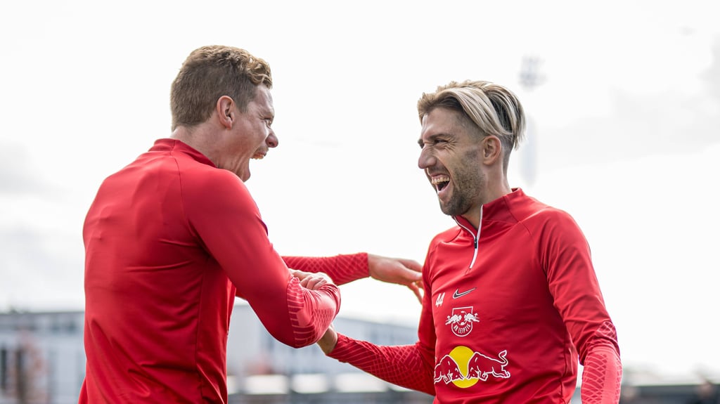 Steigern den Altersdurchschnitt bei RB: Marcel Halstenberg (l.) und Kevin Kampl.