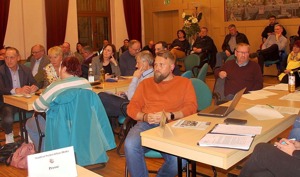 Fast alle Stadtratsmitglieder waren zu der Sondersitzung anwesend und auch die Zuschauerränge waren gut mit interessierten Bürgern gefüllt.