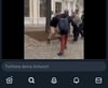 Ein Ausschnitt aus einem Video, das den Übergriff vor dem Magdeburger Landtag zeige. 