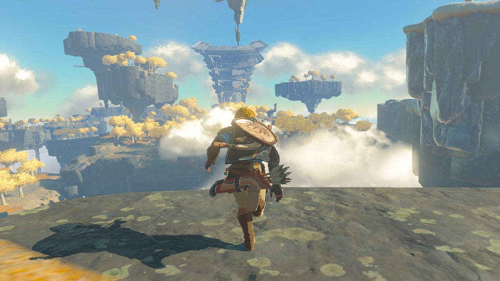 Auf die Plätze, fertig, los! „Zelda“-Held Link geht ab Mai 2023 in „Tears of the Kingdom“ wieder auf Abenteuerreise.