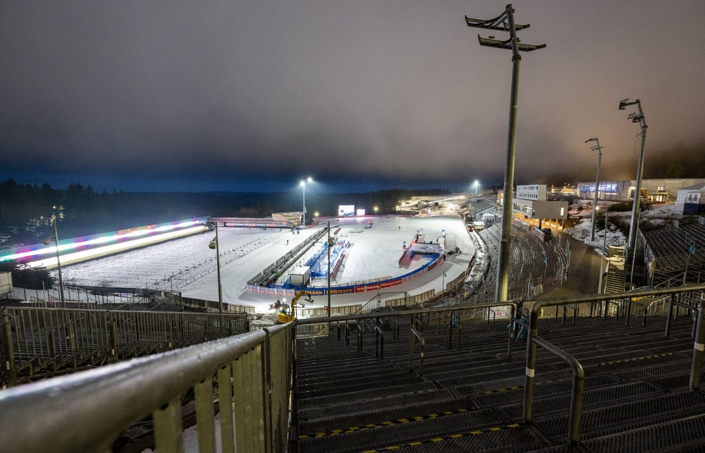 Die Staffelrennen sollen heute in der Biathlon-Arena in Oberhof stattfinden.
