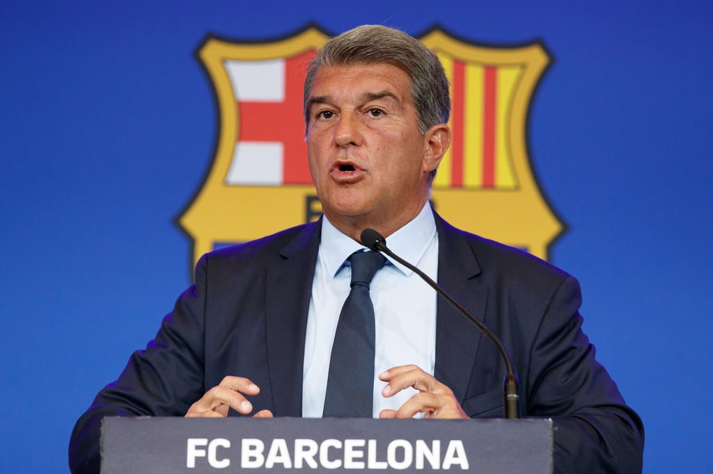 Barça-Präsident Joan Laporta nahm seinen Vorgänger Josep Bartomeu in Schutz.
