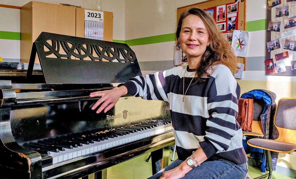 Seit kurzem Lehrerin an der Kreismusikschule: Irina Kibardina. Gesang und musikalische Früherziehung gehören zu ihren Angeboten.