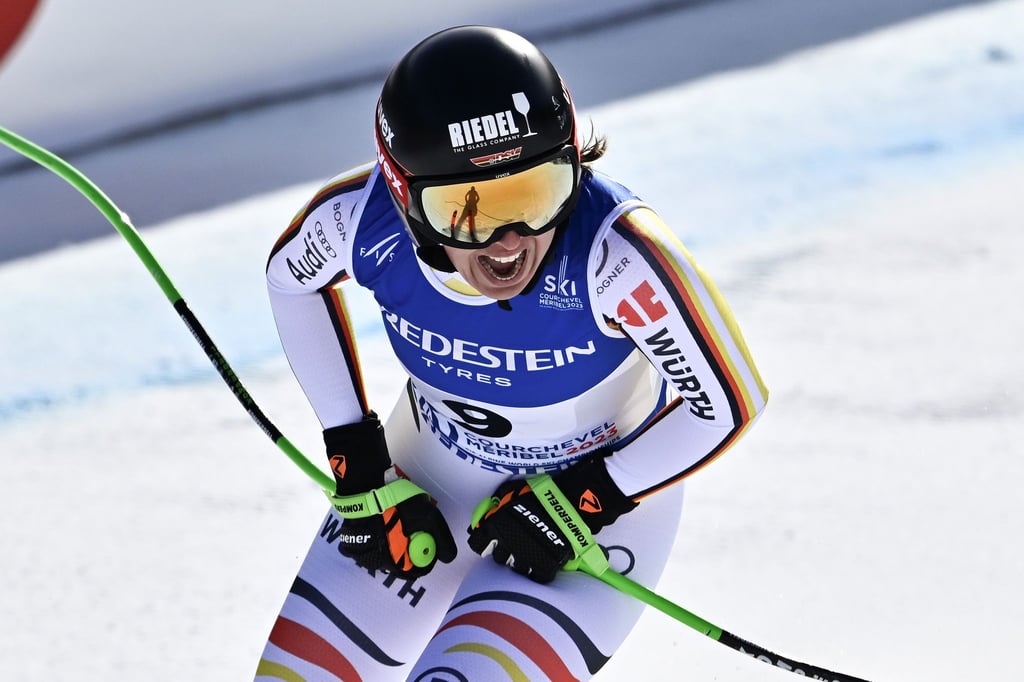 Kira Weidle in Aktion.