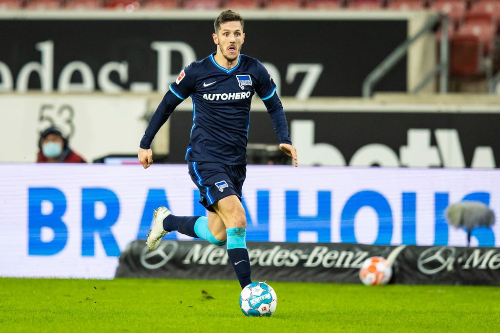 Herthas Stevan Jovetic in Aktion.