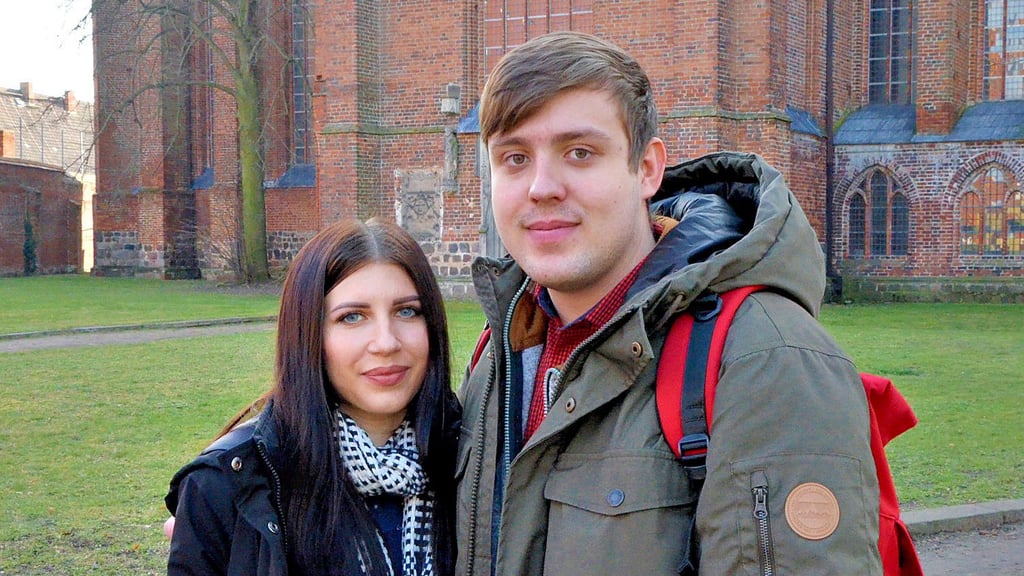 Oksana Mohylevich und Olek Chyparov leben mittlerweile in Stendal. Hier gefällt es ihnen sehr gut.