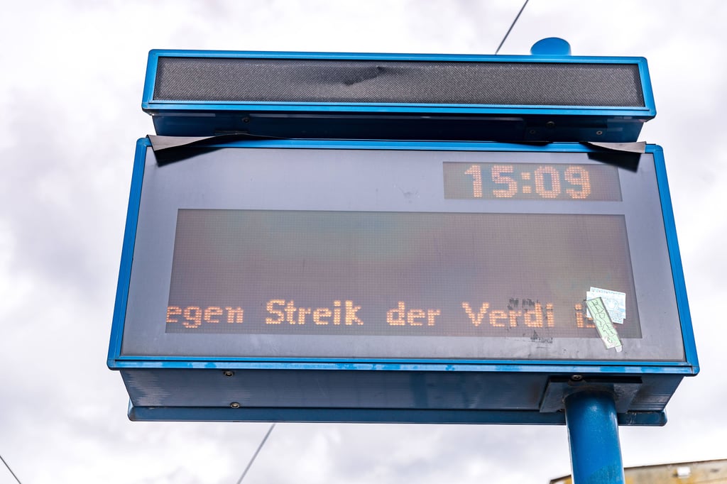 In Leipzig fahren am Mittwoch keine Busse und Bahnen.