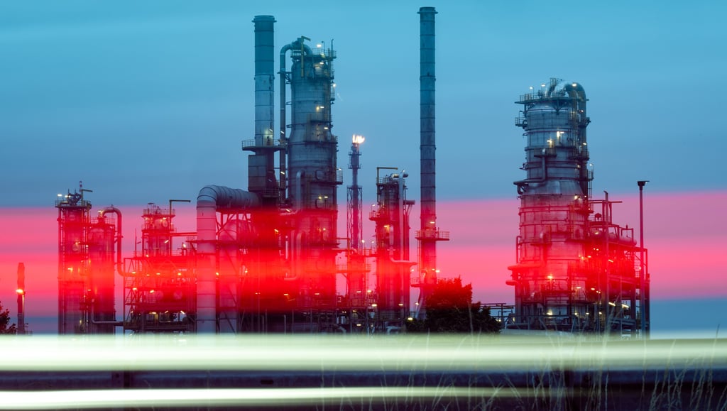 In der Raffinerie in Leuna wurde 2022 noch viel Erdöl aus Russland verarbeitet.