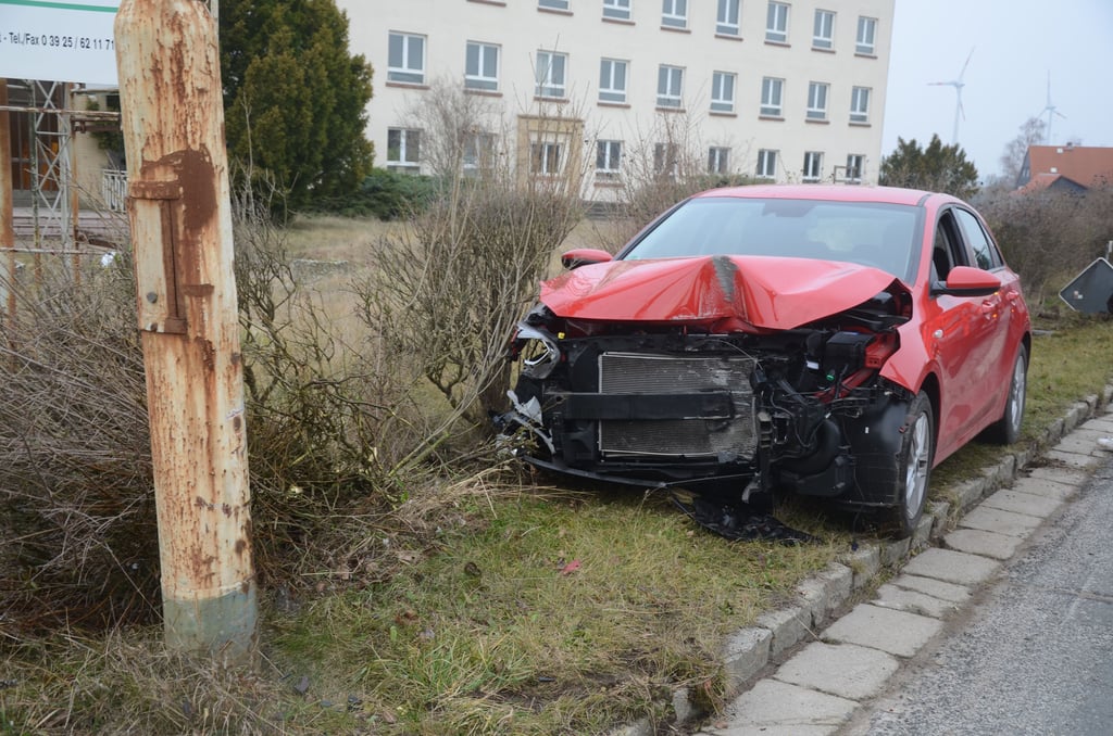 In Neu Staßfurt gab es am Donnerstagmorgen einen Unfall.