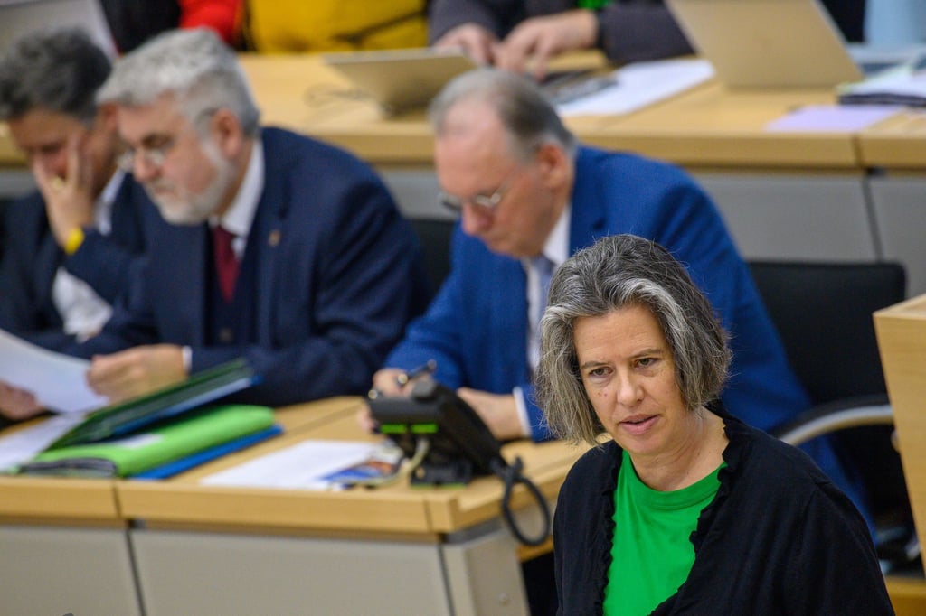 Tamara Zieschang (CDU), Ministerin für Inneres und Sport des Landes Sachsen-Anhalt, spricht.