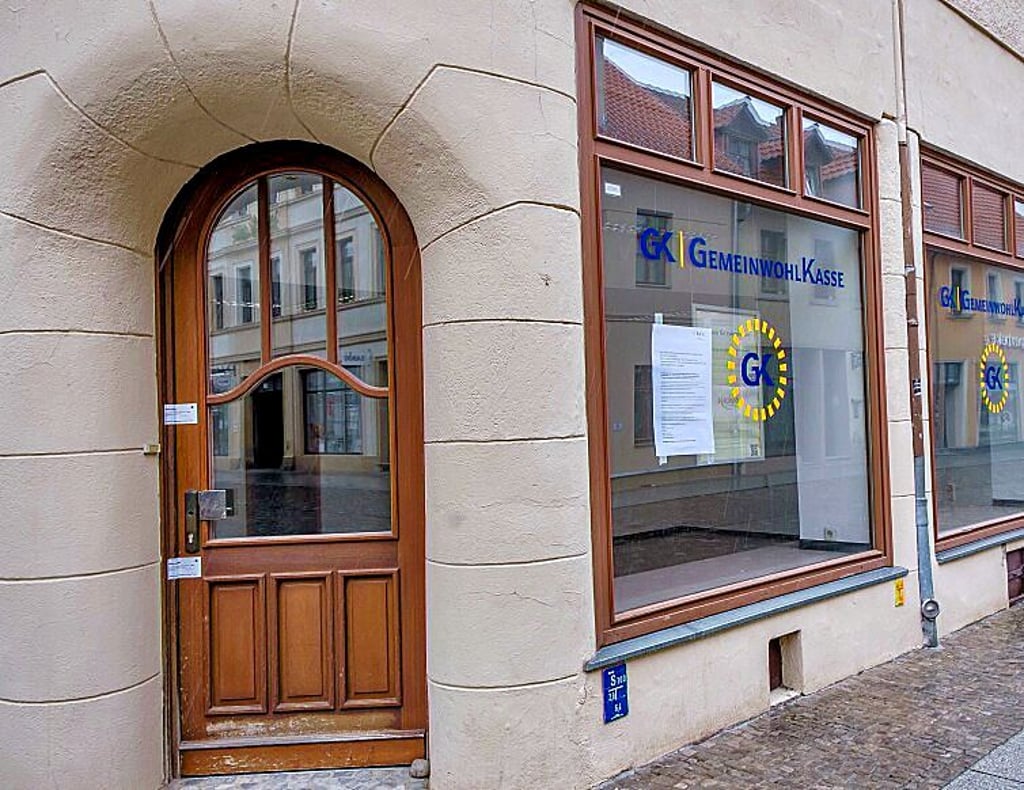 Die versiegelte Gemeinwohlkasse in der Wittenberger Juristenstraße