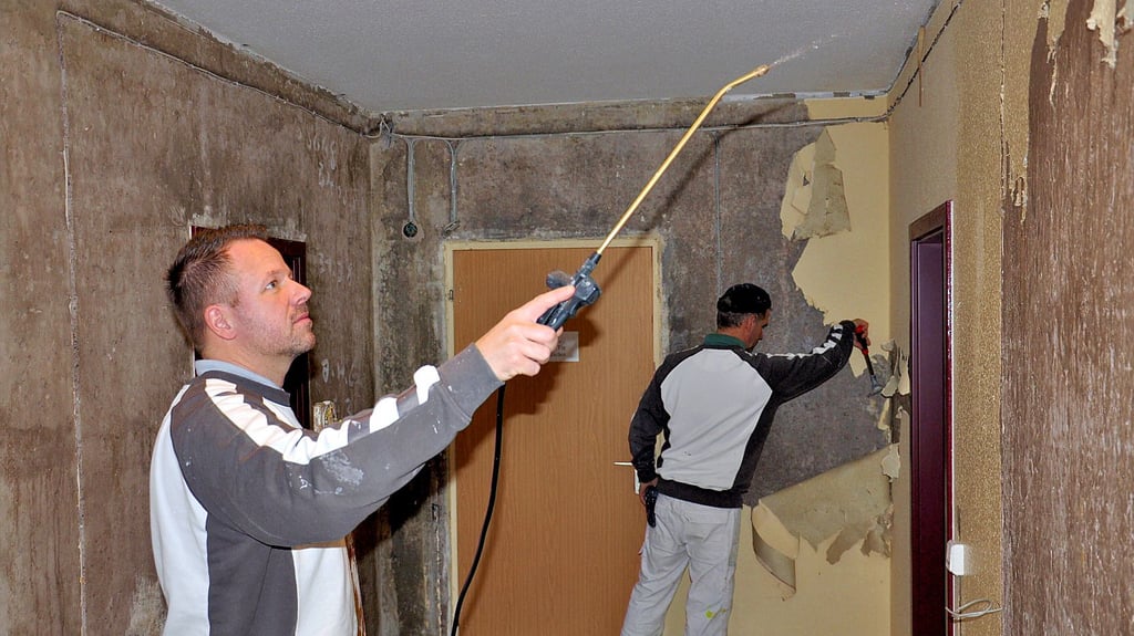 Die Bauarbeiten im Gebäude der SWG in der Heinrich-Zille-Straße in Stendal sind in vollem Gange.