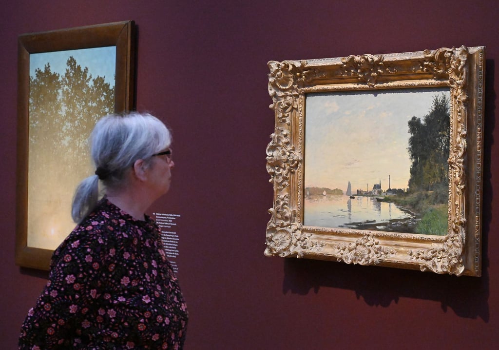 Das Gemälde "Argenteuil am Spätnachmittag" von Claude Monet wird im Museum Barberini gezeigt.