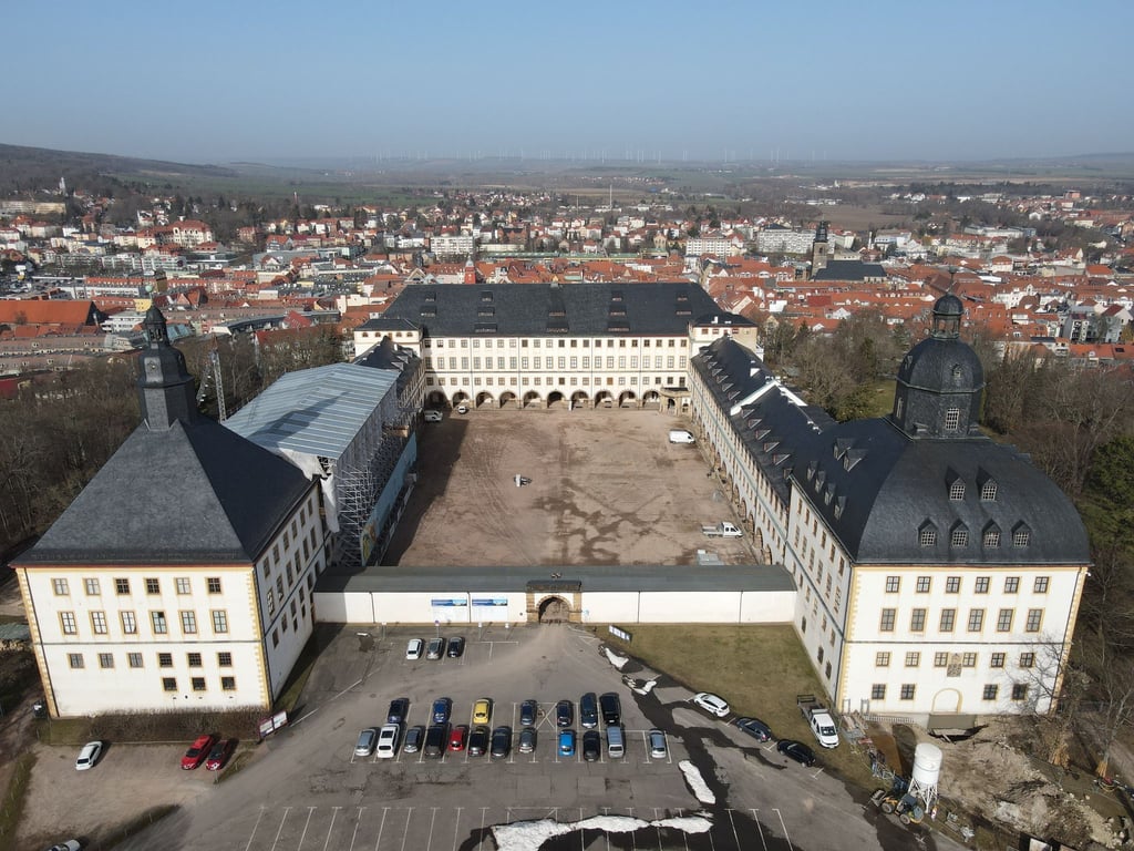 Das Schloss Friedenstein in Gotha.