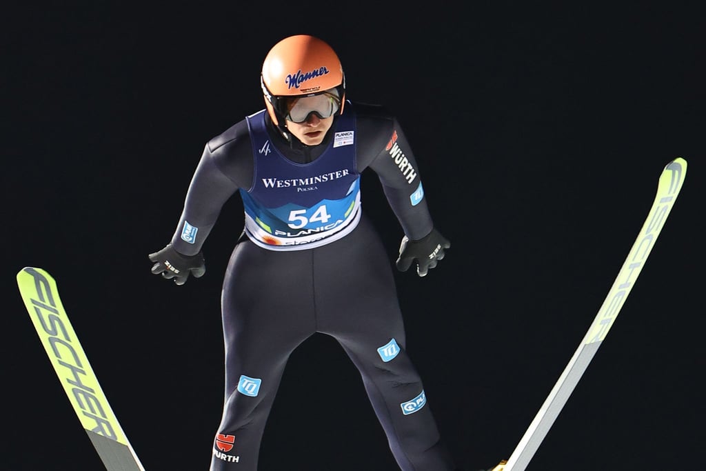 Bester Deutscher in der Qualifikation in Planica: Karl Geiger.