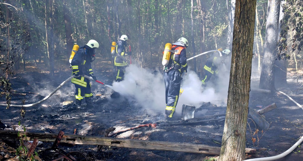 Der Waldbrand, der sich im August 2021 von der Gemarkung Kaulitz in Richtung Schrampe ausbreitete, zeigte, wie wichtig genügend Löschwasser ist.