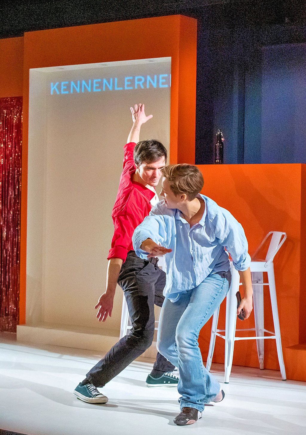 Stehen mit „Das wundervolle Zwischending“ erstmals auf der Naumburger Theaterbühne: Barbara Elisabeth Bühl und Sebastian Zumpe.