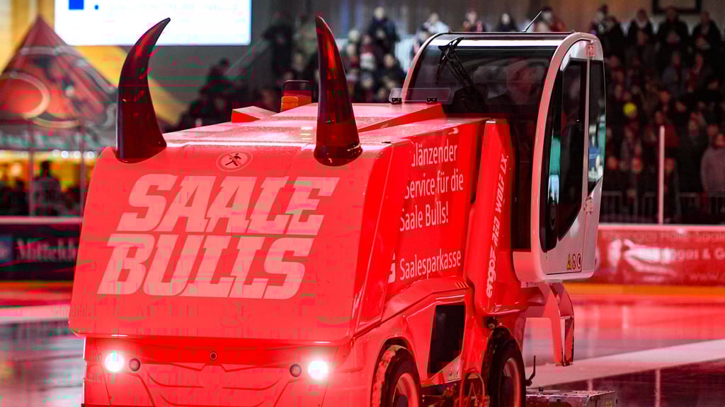 Die Saale Bulls wollen künftig in der DEL2 aufs Eis gehen.