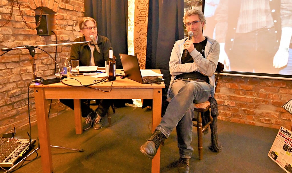 Torsten Sielaff und Mark Daniel (r.) beim Rott’n Roll zum Ostrock