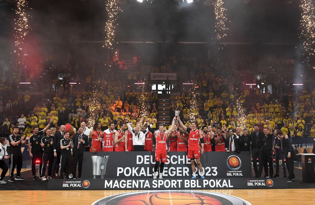Die Bayern gewannen zum vierten Mal den deutschen Pokal.