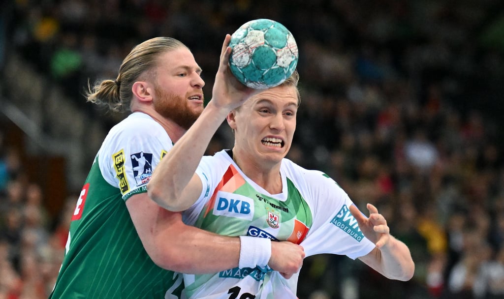 Gisli Kristjansson (am Ball) hat den Meistertitel noch nicht abgeschrieben.