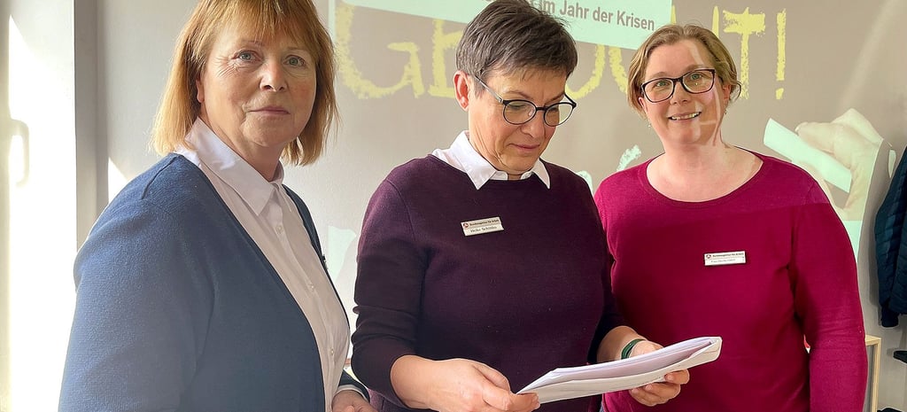 Heike Wunschik, Heike Schittko und Stefanie Deutschbein (von links) informierten in Halberstadt über die Veränderungen in der Agentur für Arbeit.