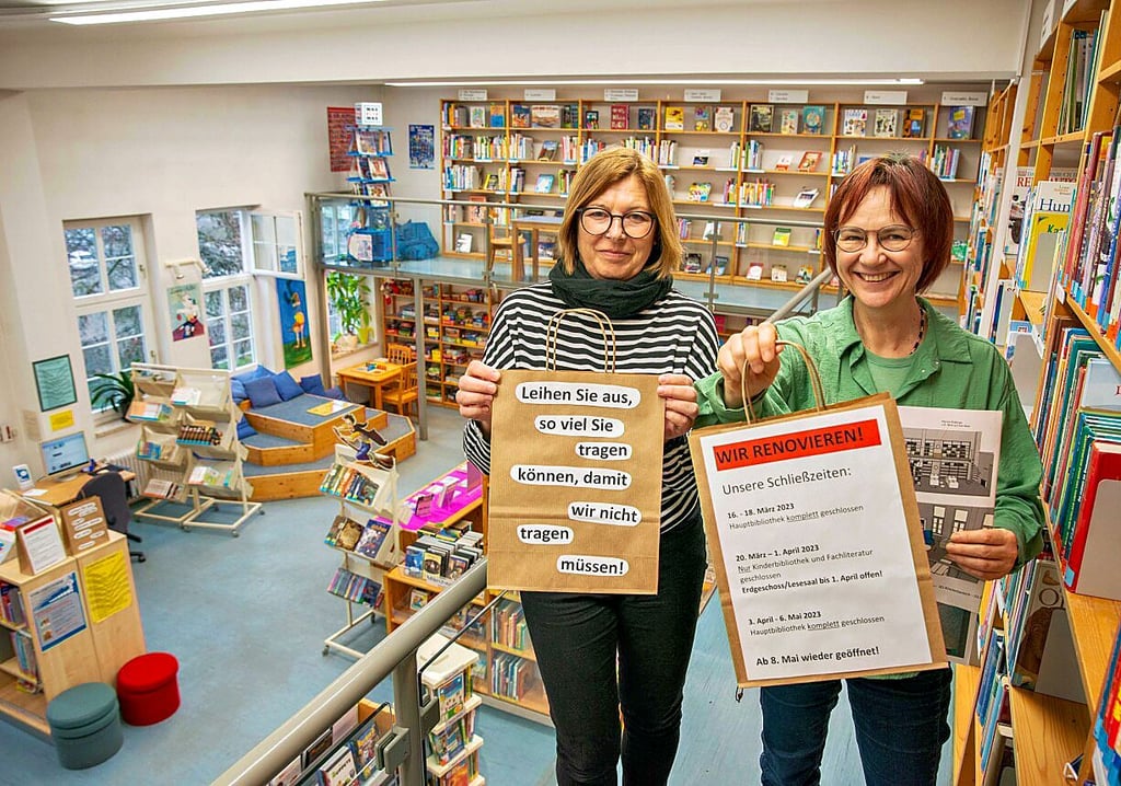 Veronika Schneider und Sabine Lori verkünden das Großprojekt.