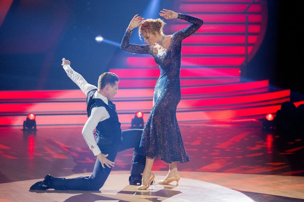 Model Anna Ermakova und Profi-Tanzpartner Valentin Lusin - bei „Let's Dance“ kann die Tochter von Boris Becker die Jury mit ihrer Performance überzeugen.