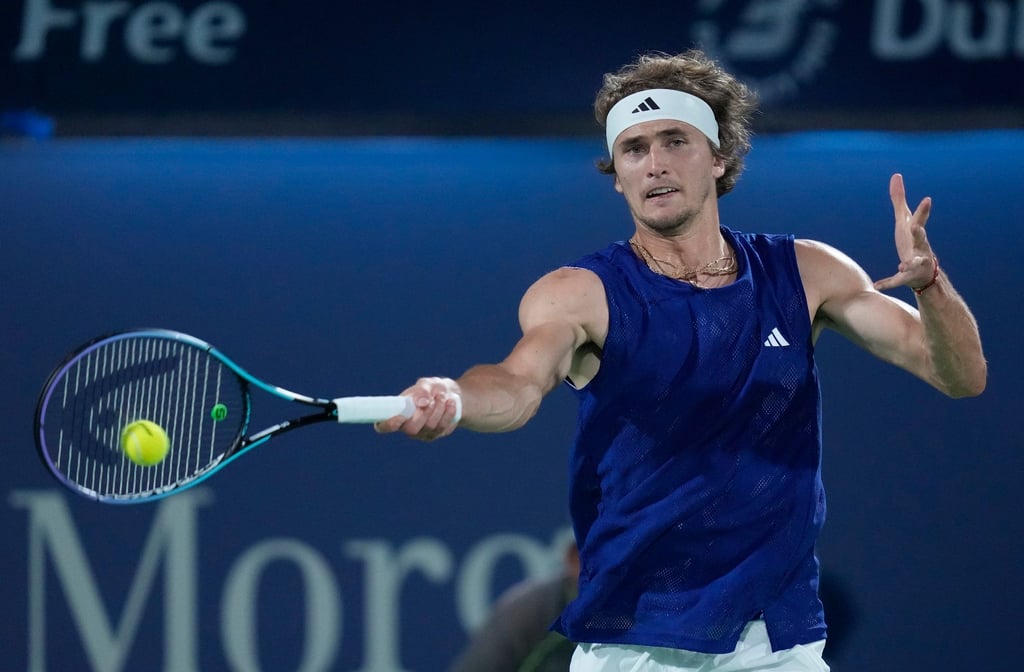 Steht in Dubai im Achtelfinale: Alexander Zverev.