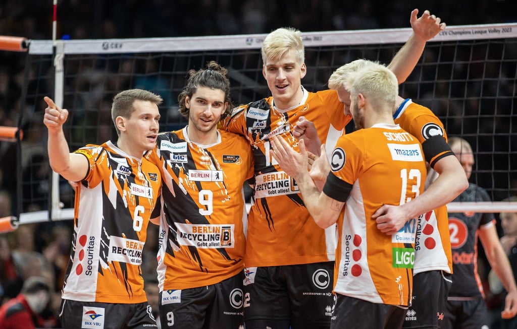Die Berlin Volleys setzten sich zu Hause durch.