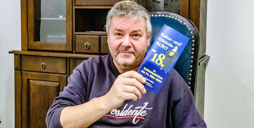 Michael Walther, Chef der Kulturbande in Gräfenhainichen