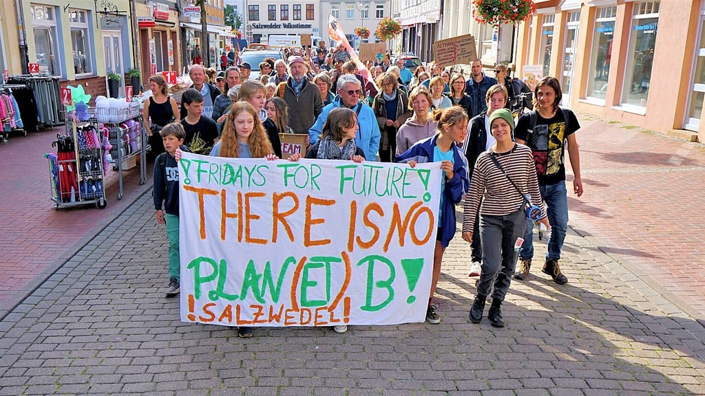 In Salzwedel findet wieder ein Klimastreik statt.
